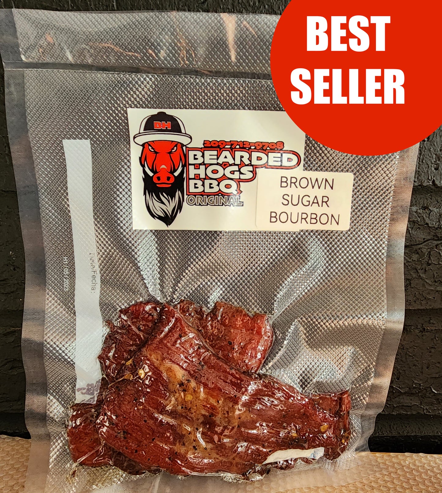 4oz Brown Sugar Bourbon Beef Jerky